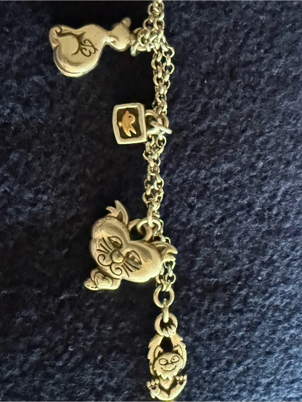 Brighton Silver Cat Charm Bracelet 🐈🐈‍⬛